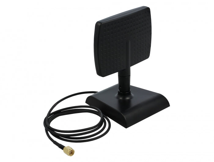 Delock WLAN WiFi 6 Antenne RP-SMA Stecker 4 - 6 dBi direktional Delock WLAN WiFi 6 Antenne RP-SMA Stecker 4 - 6 dBi direktional